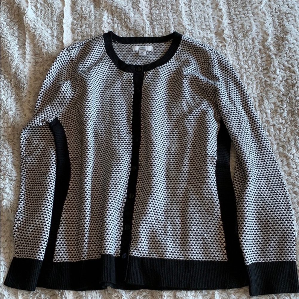 Button down sweater
